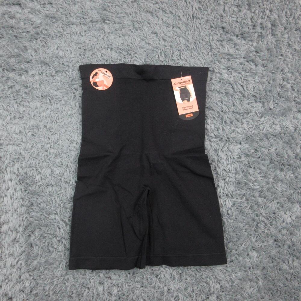 Shapermint Essentials Shaper Shorts Womens 3XL Black High Waisted All Day NWT